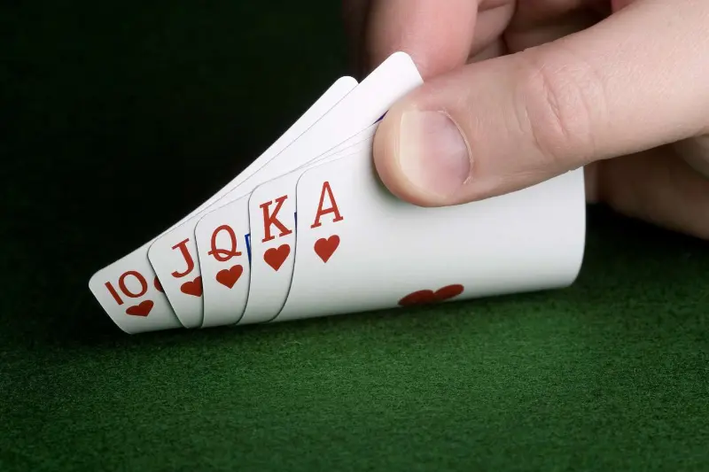 What is the meaning of the term Flush Poker?