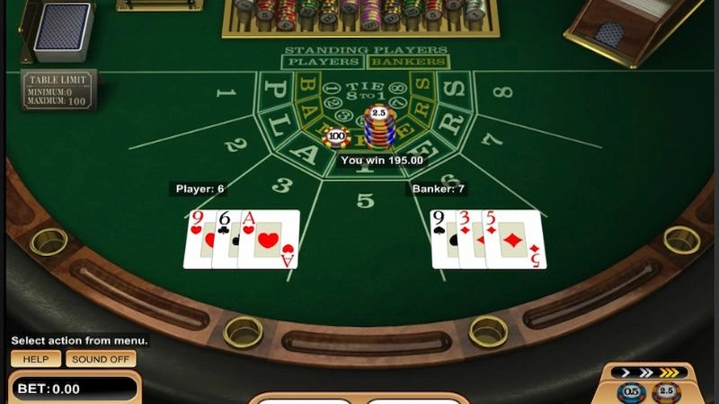 Learn the rules of baccarat